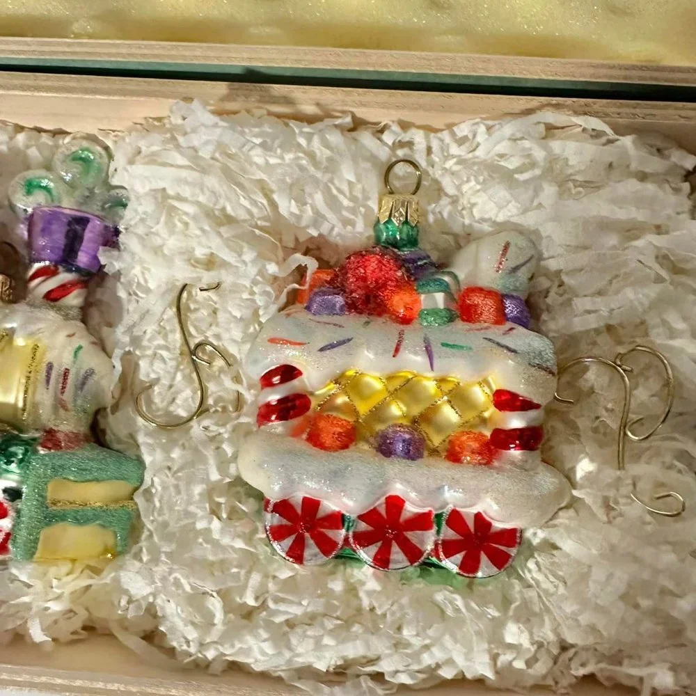 Mint Condition Polonaise RARE Kurt S Adler Glass Christmas Candy Land Train - Picture 2 of 16